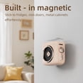 thumbnail image 5 of Mini Altavoz Bluetooth con Clip Magnético, Pantalla de Tiempo, Sonido Hi-Fi, Caja de Música, Luz Inalámbrica, MP3, Llamadas Manos , Color Negro., 5 of 5