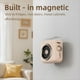 thumbnail image 5 of Mini Altavoz Bluetooth con Clip Magnético, Pantalla de Tiempo, Sonido Hi-Fi, Caja de Música, Luz Inalámbrica, MP3, Llamadas Manos , Beige., 5 of 5