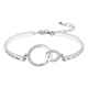 thumbnail image 1 of Fiudx Pulsera de La Amistad, Joyería de Cobre y Símbolo de Corazón, Dije de Amor Ajustable, Cita Grabada "Unión Entre Hermanas", Regalo para Ocasiones Especiales, Accesorio para Mujer, Acabado En Oro, 1 of 2