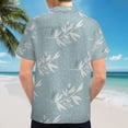 thumbnail image 6 of High Quality Hawaiian Shirts for Men Short Sleeve Aloha Beach Shirt Floral Summer Casual Button Down Shirts Blouses BWS6IQ, 6 of 7