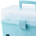 thumbnail image 2 of Speravity Caja plástica de medicina familiar de gran capacidad y bien organizada para todas las necesidades, caja de primeros auxilios portátil Herramientas eléctricas, 2 of 6