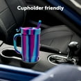 thumbnail image 5 of Silipint 32oz Silicone Tumbler with Handle, Flip Lid and Straw – BPA-Free, Non-Toxic, Freezer, Microwave, Dishwasher Safe, Pack of 4, Classic Black, 5 of 8