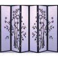 thumbnail image 1 of Select Bamboo , Flowers 3 to 8 Panel Room Divider (Bamboo Black 6), 1 of 1