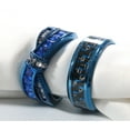 thumbnail image 6 of 2 Blue Matching Rings Couple Ring 1CT AAA CZ Women Wedding Ring Female Ring, 6 of 7