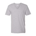 thumbnail image 1 of Fine Jersey T-Shirt Col en V, TTP, Gris Chiné, 1 of 4