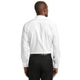 thumbnail image 2 of Red House Men's Slim Fit Pinpoint Oxford Non-Iron Shirt, White, X-Small, 2 of 4