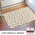 thumbnail image 3 of Beige Christmas Gingerbread Pattern Door Rugs,Washable Non Slip Door Mats Indoor,Decorative Door Mats,Entry Mat Indoor for Entrance,Bedroom,Kitchen,Bathroom,16"x24", 3 of 6