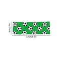 thumbnail image 3 of Accesorio de conjunto para el día de partido con cinta de fútbol – Diadema deportiva antideslizante, elástico de nailon 22x8cm, colores de varios equipos, peinado unisex de fútbol y ejercicio, 3 of 6