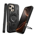 thumbnail image 6 of Elegant Choise Magnetic Case with Ring Kickstand for iPhone 16 Pro Max/16 Pro/16 Plus/16 Dual-layer Full Protective Phone Cover, Black, 6 of 11