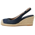 thumbnail image 4 of Cole Haan Cloudfeel Espadrille Wedge Slingback 80 mm Navy Blazer Suede 10.5 B M, 4 of 5