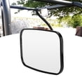 thumbnail image 5 of UTV Rearview Mirror, Shatterproof Clear Universal Rear View Convex Mirror Large Size ABS Glass No Distorted For Modification For Off Road, 5 of 8