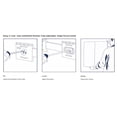 thumbnail image 6 of Croydex Harrop Rounded Rectangular Frameless Bathroom Mirror (15.7x23.6in), 6 of 7