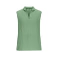 thumbnail image 4 of Eryao Beach Tank Tops for Men Vacation Sleeveless Linen Shirts Breathable Athletic Muscle Tees,Green,XL, 4 of 7