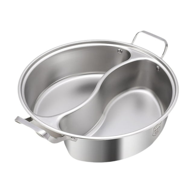 Lipstore Shabu Shabu Divider Hot Pot Cookware for Family Gathering Camping Restaurant L