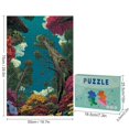 thumbnail image 6 of Marpieviii Puzzles for Adults 1000 Pieces Elevation Jungle Home Decor Unique Wooden Jigsaw Puzzles for Adults, 6 of 8