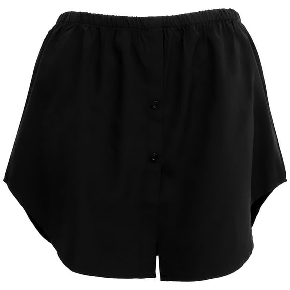 PTOOTP Women's Shirt Extender Black Polyester 1 Piece for Smooth Fit Around Waist and Hips