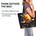 thumbnail image 4 of Fuzoiu Golden Koi And Treasure Print Tote Bags for Women,Shoulder Bag, Gym Tote,Top Handle Ladies Shoulder Bags for Work Beach Travel and Shopping Grocery, 4 of 9