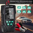 thumbnail image 3 of Car Battery Tester 12V/24V Battery System Analyzer 50-2000CCA Battery Health Display Comprehensive Diagnostic Test Tool, 3 of 5