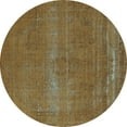 thumbnail image 1 of Ahgly Company Indoor Round Oriental Light Blue Industrial Area Rugs, 3' Round, 1 of 4