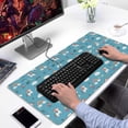 thumbnail image 2 of Long Mouse Pads for Desk,Blue Cartoon Unicorn Rainbow Desk Mats on Top Of Desks, Desk Mouse Pad Extra Large with 3mm Non-Slip Base and Stitched Edge for Gaming,Office,Work,Home 31.5"x15.7", 2 of 6