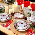 thumbnail image 2 of 410 Pcs Rose Floral Wedding Paper Plates and Napkins Disposable Cheers to Love Tableware Set Red Floral Bridal Shower Party Supplies with Cups Knives Forks Spoons Seat Cards for 50 Guests, 2 of 6