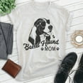 thumbnail image 2 of Basset Hound Mom, Unisex Women's Shirt, Basset Hound Owner, Funny Dog Mom Gift, Heather Ash, Small, 2 of 6