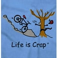 thumbnail image 2 of Bike Crash Tree Funny Unlucky Men's Graphic T Shirt Tees Brisco Brands L, 2 of 6