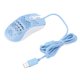 thumbnail image 5 of Ratón RGB Diseño Hueco Celular Retroiluminación con Cable Ligero 12000DPI Ratón para Juegos Tipo C Regulable de 6 Niveles para Tabletas Azul, 5 of 14