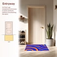 thumbnail image 3 of ODIKA 8'x10' Machine Washable Non-Slip Area Rug, Prismatic Arc with Vibrant Color Band Design High Traffic Rug, Blue, 398161, 3 of 7