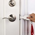 thumbnail image 4 of Cerradura de puerta portátil negra, cerradura de viaje, seguridad adicional y cerradura de seguridad para personas que se trasladan al hogar, 4 of 5