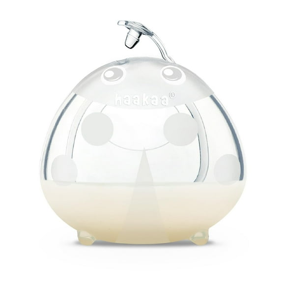 Recolector de Leche Haakaa Ladybug para Lactancia, Suave Silicona, 75 ml