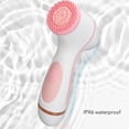 thumbnail image 4 of Cepillo Facial Eléctrico, Cepillo De Limpieza Facial De Silicona Suave Portátil Impermeable Para Viajes, 4 of 7