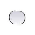 thumbnail image 5 of Metal Frame Oval Mirror 20x30 Inch in Black, 5 of 12