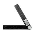 thumbnail image 1 of Digital Angle Finder Protractor, 2 in 1 Angle Finder Ruler for Woodworking/Carpenter/Construction/DIY Tools，Black, 1 of 5
