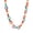 gold necklace, variant on HN 080: hip-hop style necklace, Rainbow enamel chain necklace & bracelet for women and men gold necklace