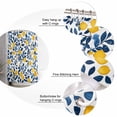 thumbnail image 7 of Shower Curtains Watercolor Yellow Lemon Blue Leaves Bath Curtain Plant Waterproof Bathroom Shower Curtain Set with Hooks Decoration 72 x 84 Inches, 7 of 7