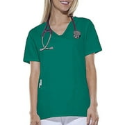 Women's Core Essentials V-Neck Scrub Top