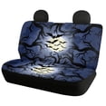 thumbnail image 2 of Uourmeti Halloween Night Scene Car Seat Covers 3 Pieces Car Seat Covers Full Set Breathable Easy to Install Suitable for Sedans Trucks, 2 of 10