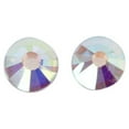 thumbnail image 5 of 1400 Pcs/SS8 Cristal de Verre Rond Dos Plat Strass Strass Gemmes Résine Strass Gemmes Blanc AB, 5 of 5