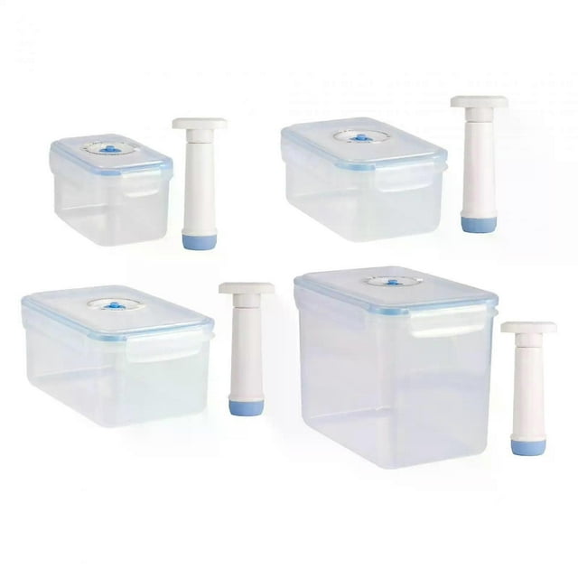 Vacuum Container Stackable Multipurpose Oven Airtight Food Storage Container for Dry Foods Salads Kitchen Fruits Vegetables