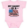 thumbnail image 3 of Inktastic My Daddy is a Veteran Boys or Girls Baby Bodysuit, 3 of 5