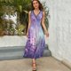 thumbnail image 5 of Vestido De Noche De Lujo Sin Mangas Para Mujer, Lavender Vestido De Fiesta, 5 of 5