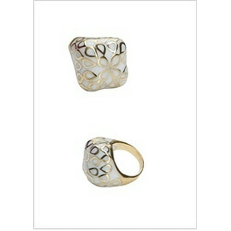Zirconmania - Stainless Steel Enamel Ring