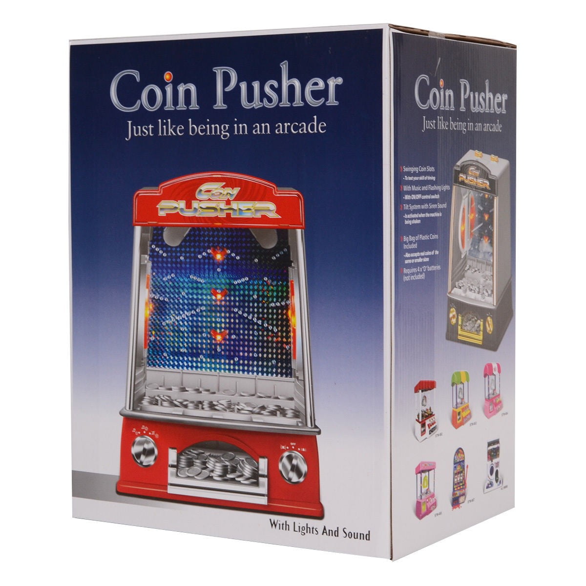 mermaid coin push machine