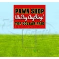 thumbnail image 1 of Pawn Shop (18" x 24") Yard Sign, Includes Metal Step Stake, 1 of 6