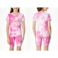 thumbnail image 2 of Beezizac Birthday Girl Short Sleeve Cotton Pajamas Tie-Dye 2-Piece PJs Set Size 12, 2 of 7