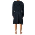 thumbnail image 3 of Tommy Hilfiger Icon Hooded Bathrobe, Blue, 3 of 7