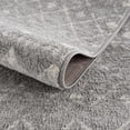 thumbnail image 6 of BoutiqueRugs Tigris Light Gray Moroccan Trellis Area Rug - Gray, Navy, Ivory - 9' x 12', 6 of 10