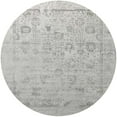 thumbnail image 1 of Ahgly Company Indoor Round Mid-Century Modern Pale Silver Gray Oriental Area Rugs, 5' Round, 1 of 6