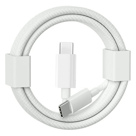 USB C to USB C Woven Cable Compatible for iPhone SE 4, iPhone 15/16, 15/16 Pro Max, 15/16 Plus USB C Cord, AirPods 4/Pro (2nd Gen) Fast Charging Cable, iPad Pro/ iPad Air Charger Cable Cord (3.3FT)
